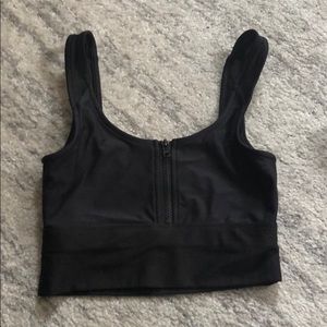 NWOT Vie Active Wear zip up sports bra • S